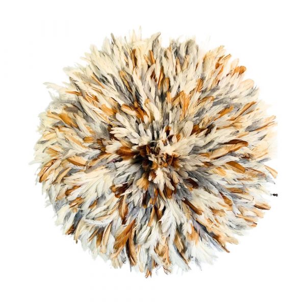Juju hat white beige gray