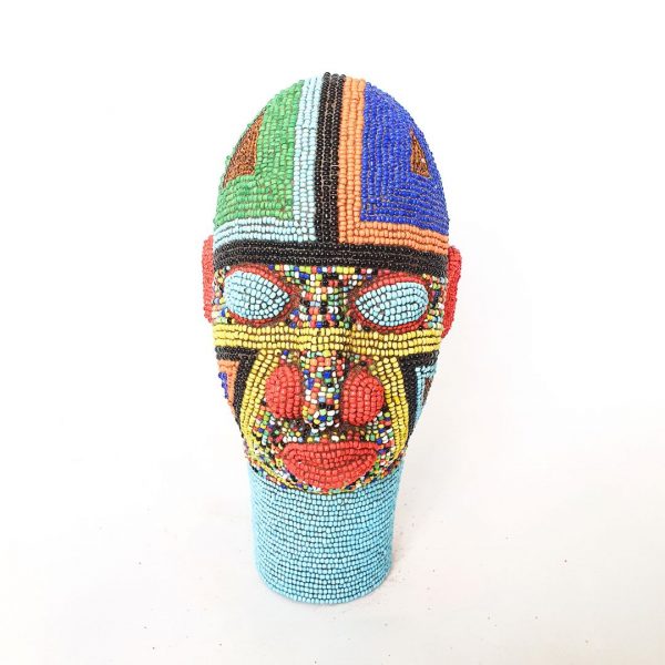 Beaded head Basquiat colors style - Image 3
