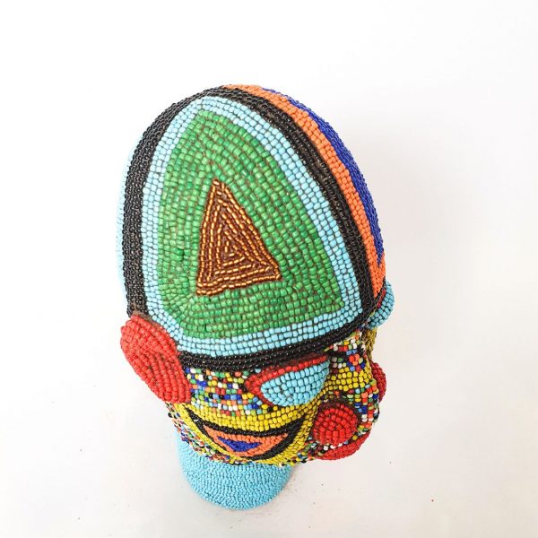 Beaded head Basquiat colors style - Image 2