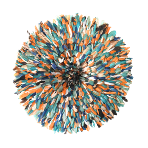 Juju hat bleu orange turquoise