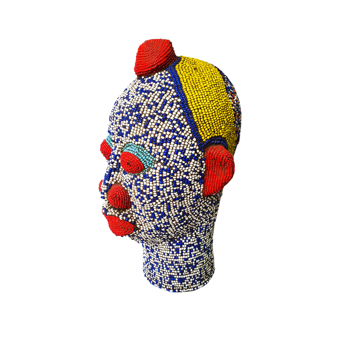 Beaded head blue spot