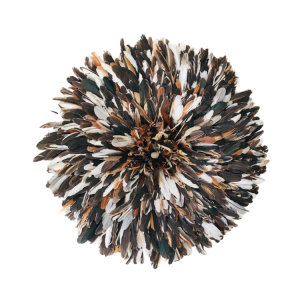 Juju hat mix white brown
