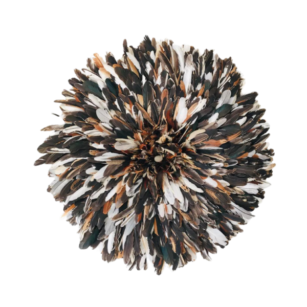Juju hat mix white brown