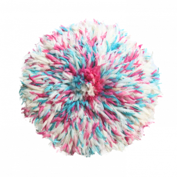Juju hat white blue pink