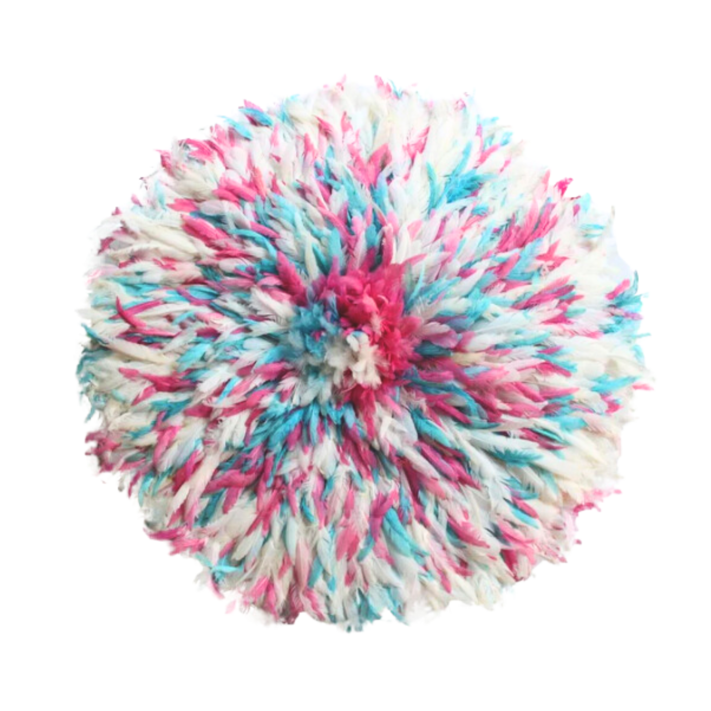Juju hat white blue pink