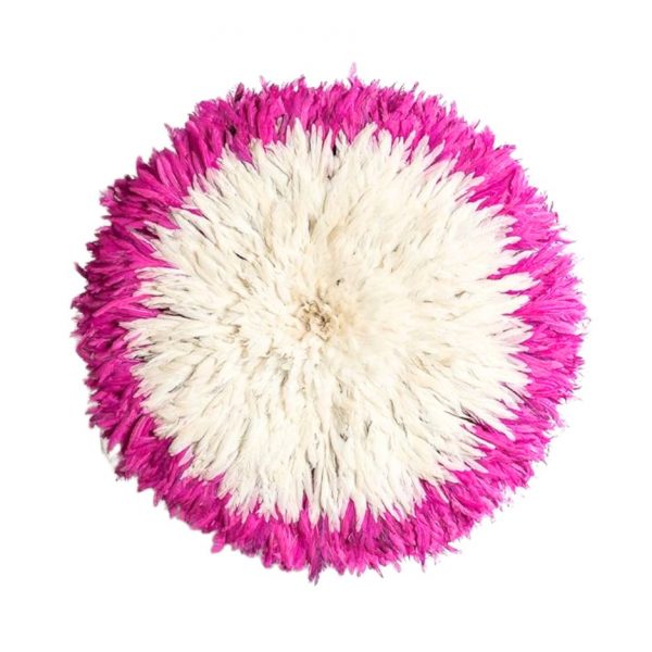 Juju hat white pink fuchsia - Image 3