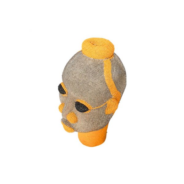 Beaded head yellow silver - Image 3