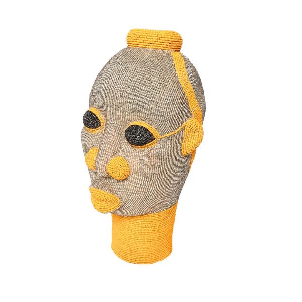 Beaded head yellow silver - Image 2