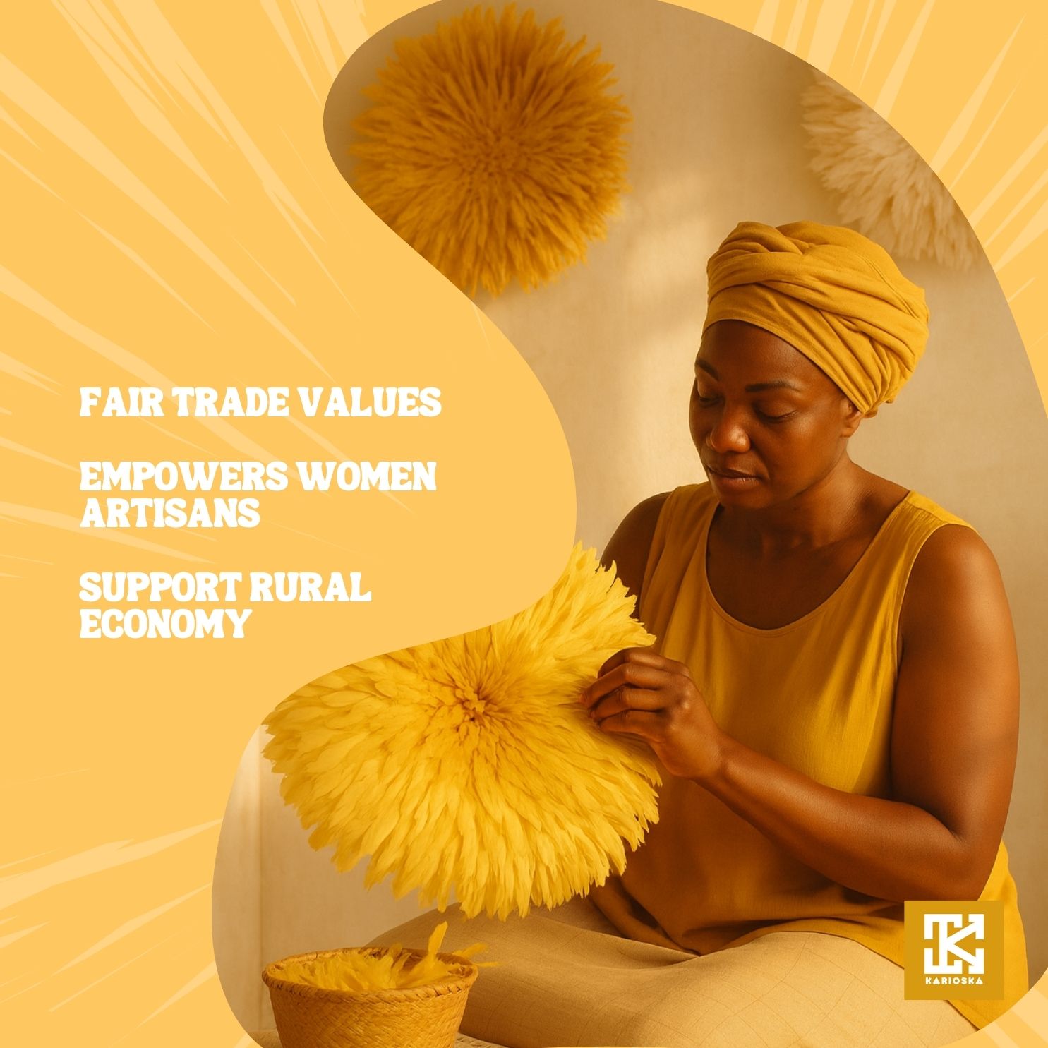 .Each order empowers women artisans and sustains ancestral craftsmanship