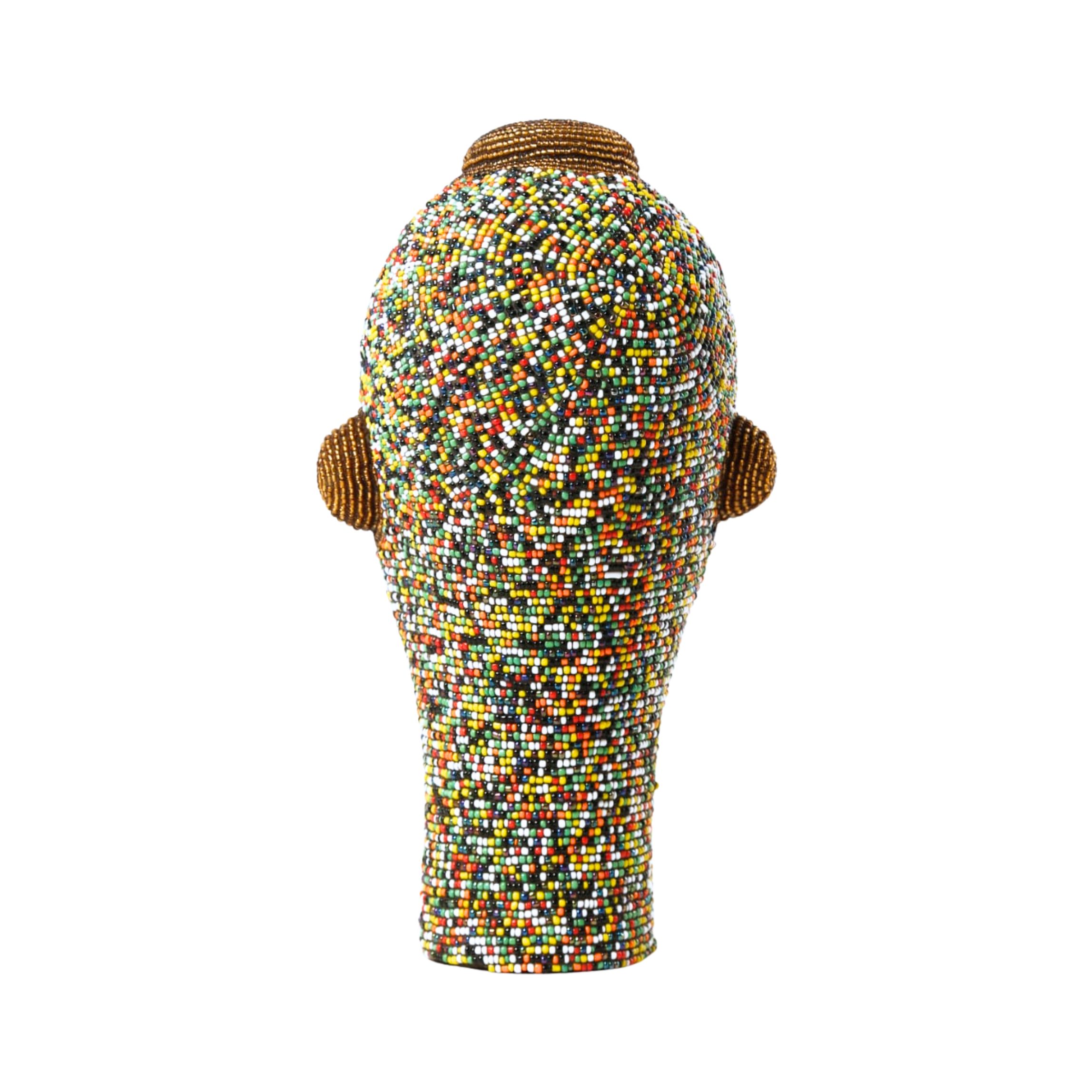 Beaded head multicolor gold - Image 3