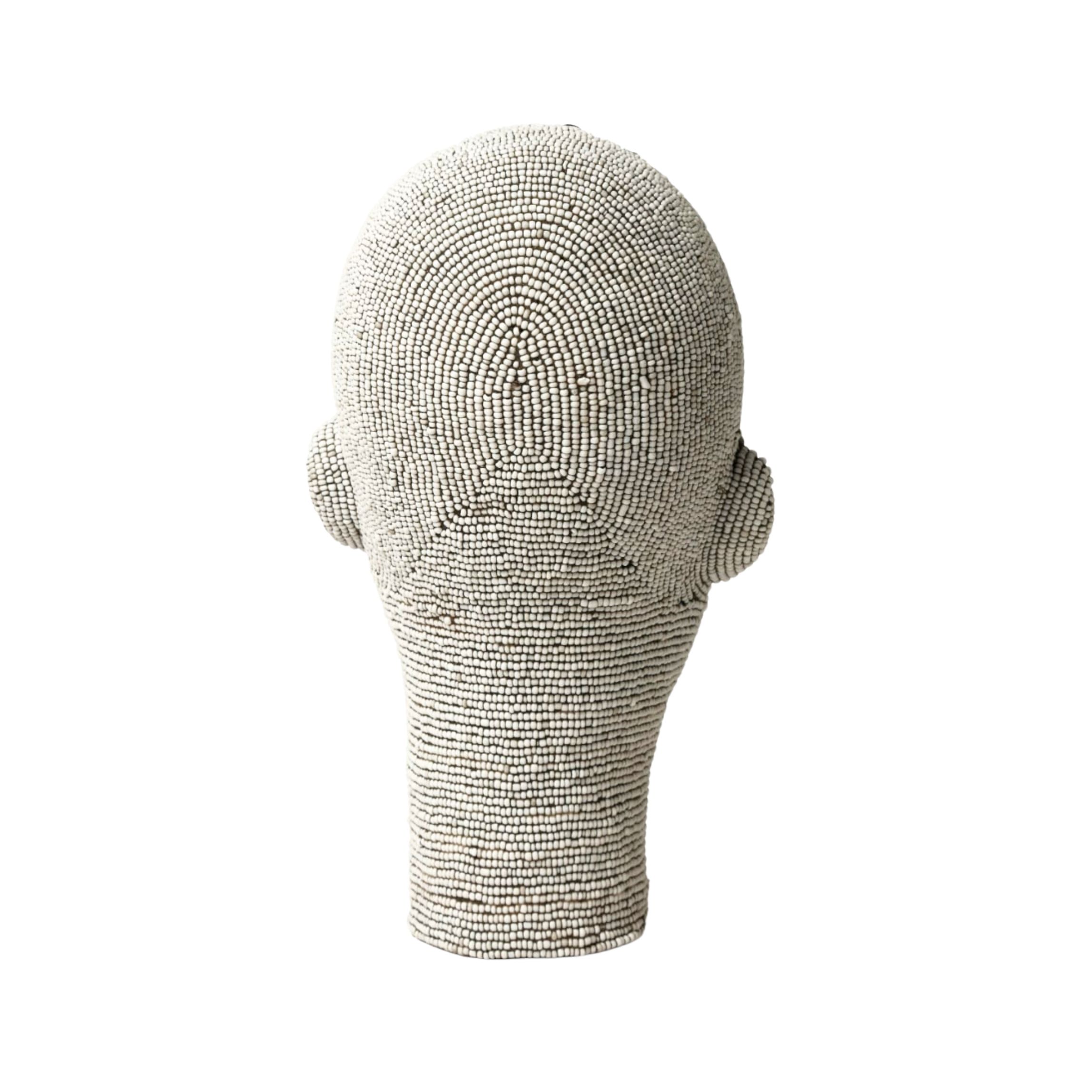 Beaded head white golden line - Image 2