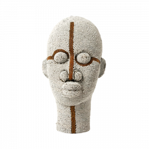 Beaded head white golden line