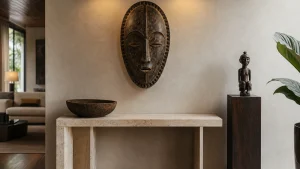 Mixing Vintage African Objects With Modern Design